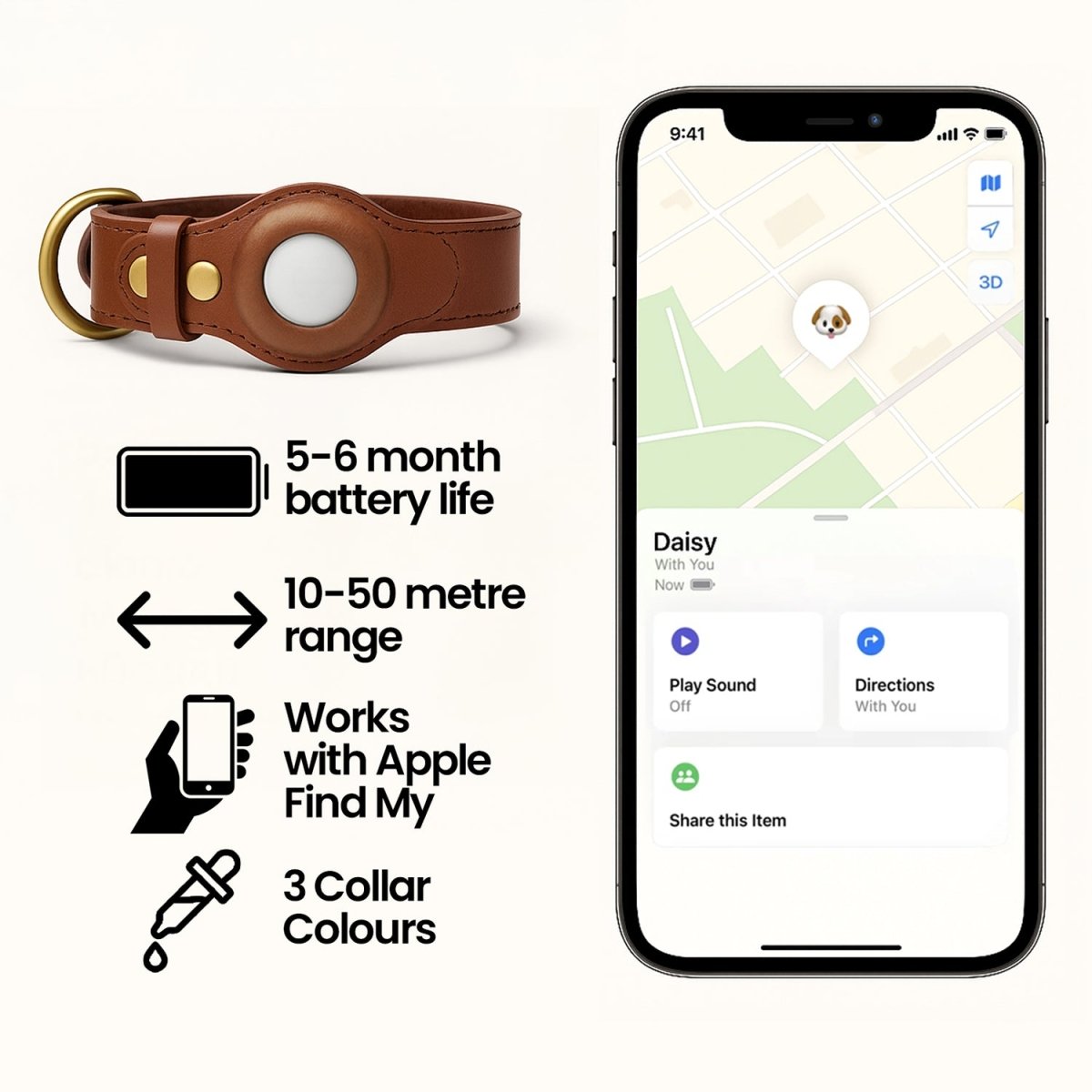 Trackbuddy™ Smart Tracking Collar - CANINE CORNER