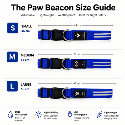 The Paw Beacon™ LED Visibility Collar - CANINE CORNER
